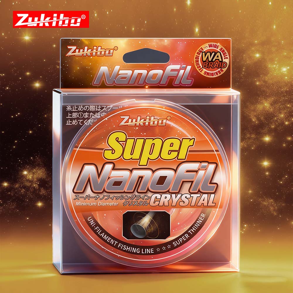 Ice Fishing Line - ZUKIBO Nowa Żyłka Wędkarska Nanofil Crystal