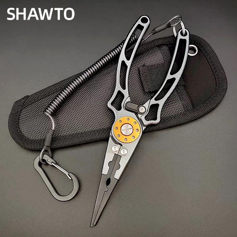 Saltwater Line - Szczypce wędkarskie Shawto 20cm z aluminium,