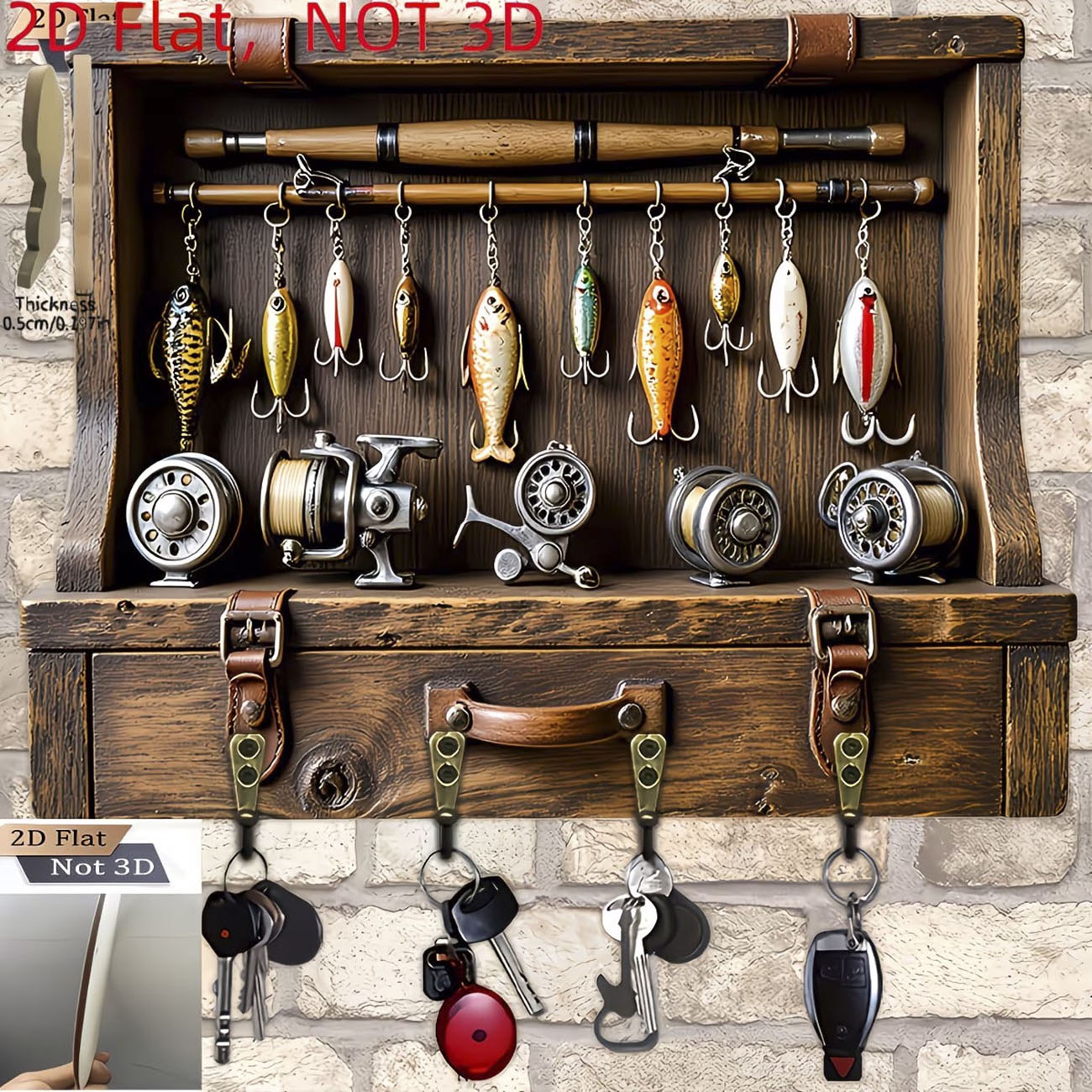 Wieszak na klucze w stylu vint – Fishing Line Spool recenzja i cena