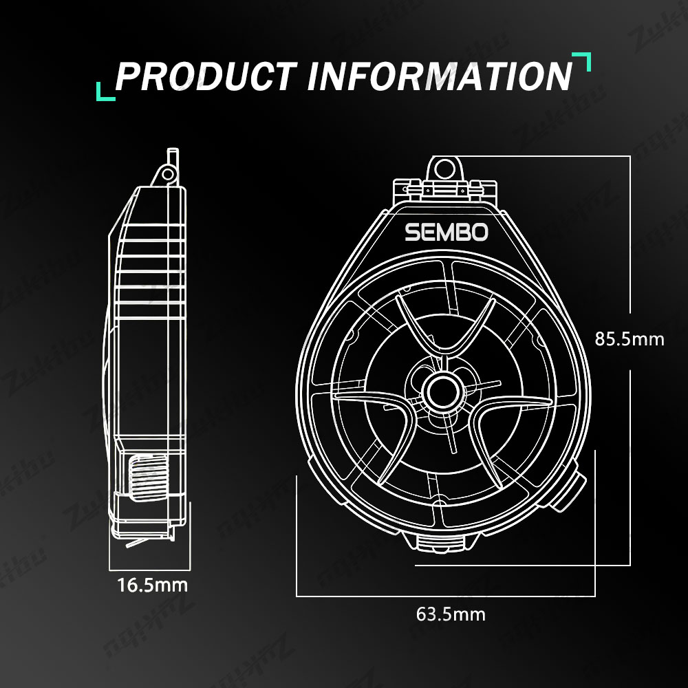 ZUKIBO Kompaktowe Pudełko na Ż – Fishing Line Dispenser recenzja i cena