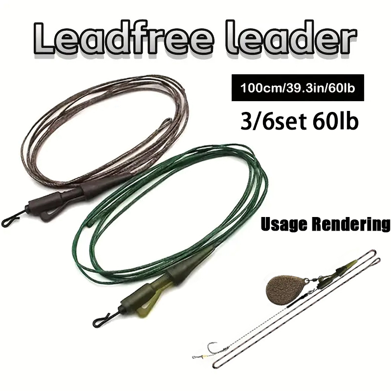 3/6 szt. CarpCarp Gotowa Linka – Leader Line recenzja i cena